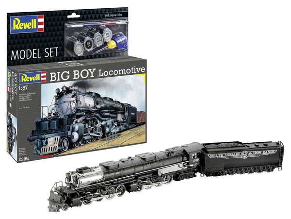 Model Set Big Boy Locomotive, Revell Modellbausatz mit Basiszubehör