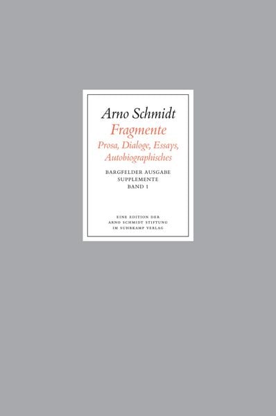 Bargfelder Ausgabe. Supplemente