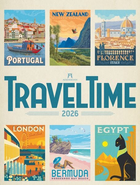 Travel Time Plakate-Kalender 2026