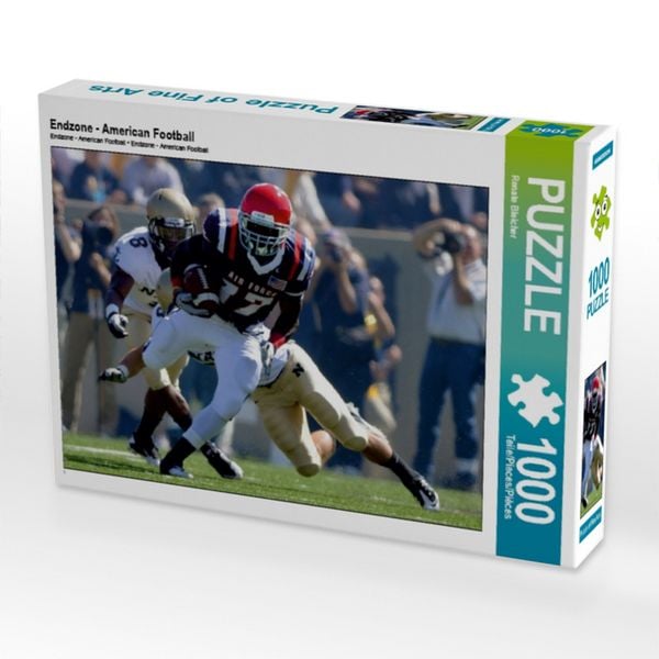 CALVENDO Puzzle Endzone - American Football 1000 Teile Lege-Größe 64x48cm Foto-Puzzle für glückliche Stunden