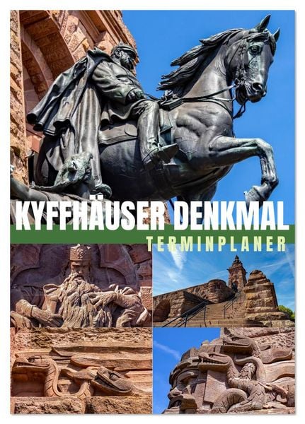 Kyffhäuser Denkmal - Terminplaner (Tischkalender 2026 DIN A5 hoch), CALVENDO Monatskalender