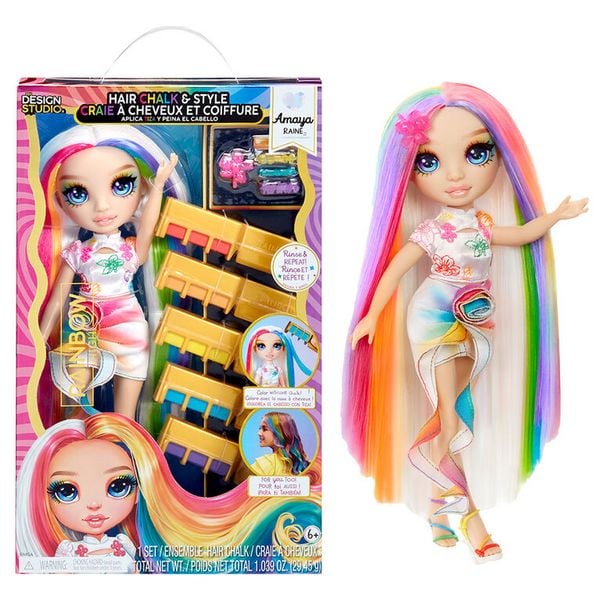 Rainbow High Hair Play Doll- Amaya (Rainbow)