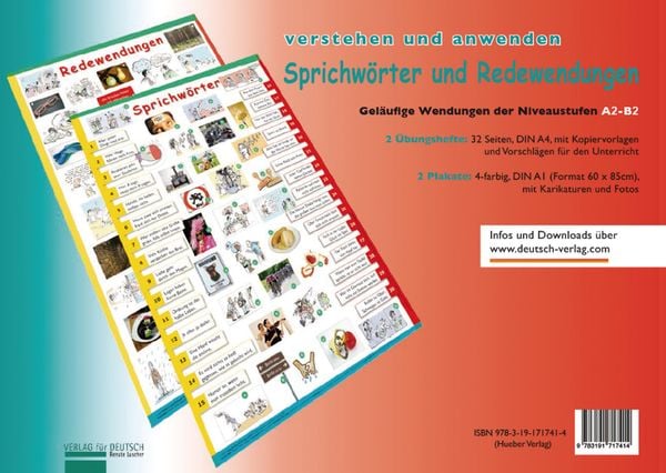 Plakate Sprichwörter und Redewendungen