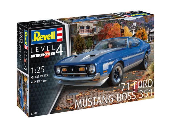 71 Ford Mustang Boss 351 , Revell Modellbausatz