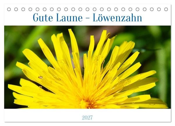 Gute Laune - Löwenzahn (Tischkalender 2027 DIN A5 quer), CALVENDO Monatskalender