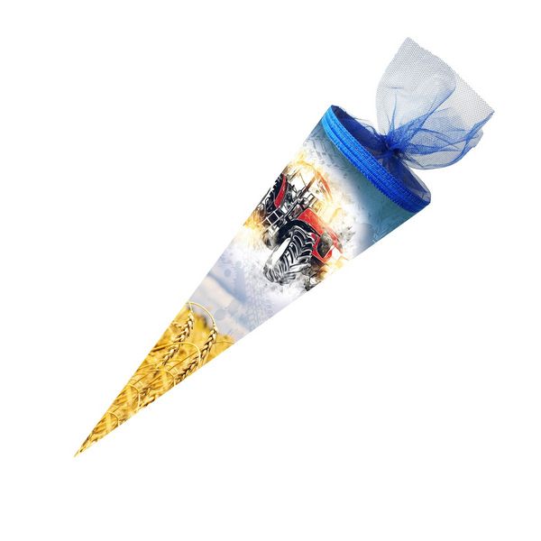 Schultüte 50cm rund Trekker