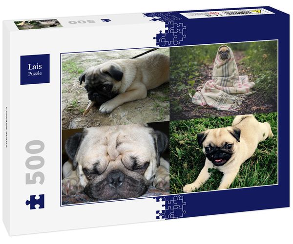 Lais Puzzle Collage Mops 500 Teile