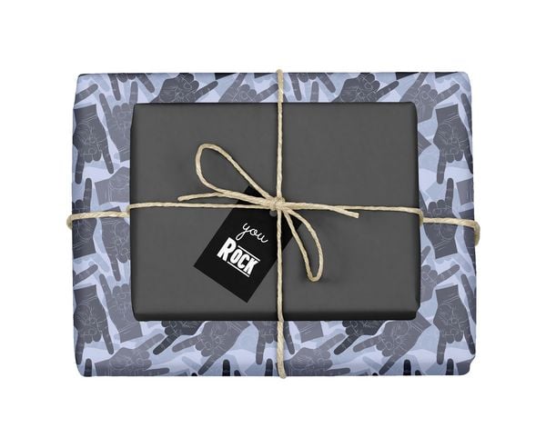 Geschenkpapier-Set: You Rock