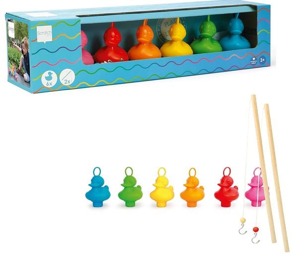 Angelspiel Enten bunt (Kinderspiel)
