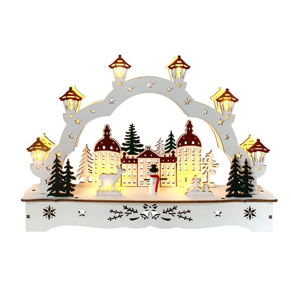 HTI-Living Schwibbogen Winterschloss