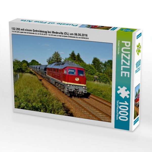 CALVENDO Puzzle 132 293 mit einem Getreidezug bei Medewitz (OL) am 06.06.2016 1000 Teile Puzzle quer 1000 Teile Lege-Größe 64 × 48 cm Foto-Puzzle für glückliche Stunden