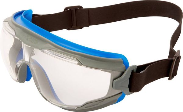 3M Goggle Gear 500 GG501NSGAF-BLU Vollsichtbrille mit Antibeschlag-Schutz Blau, Grau EN 166 DIN 166