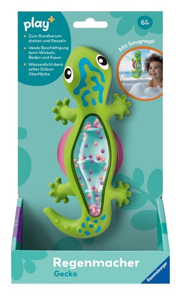 Play+ Regenmacher: Gecko - ab 6 Monate