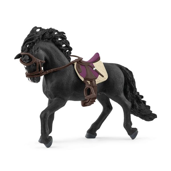 schleich Horse Club Pura Raza Espanola Stute mit Sattel und Zaumzeug