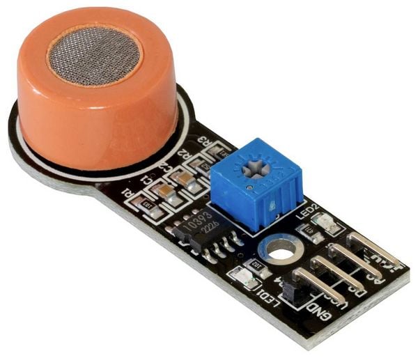 Joy-it sen-mq3 Alkohol-/Ethanol-Gas-Sensor 1 St. Passend für (Entwicklungskits): Arduino, Raspberry Pi®