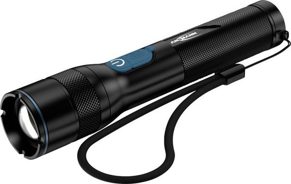 Ansmann LED Taschenlampe Adventure TA1800RF wiederaufladbar 1600-0763 SMD LED Taschenlampe Große Reichweite akkubetrieben 1800 lm 6 h 182 g