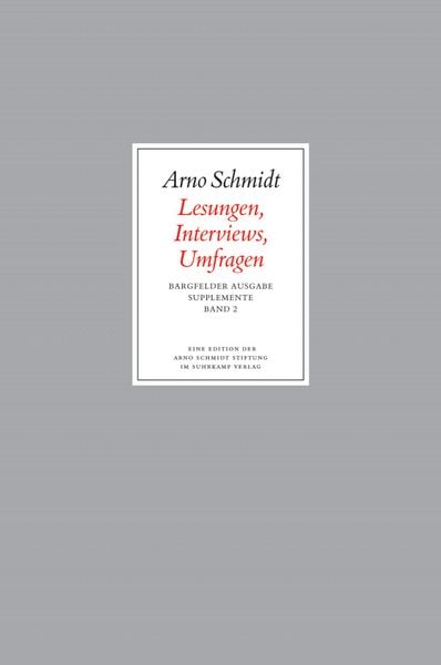 Bargfelder Ausgabe. Supplemente