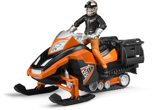 Bruder 63101 Snowmobil mit Fahrer und Ausstattung