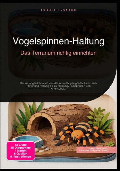 Vogelspinnen-Haltung: Das Terrarium richtig einrichten