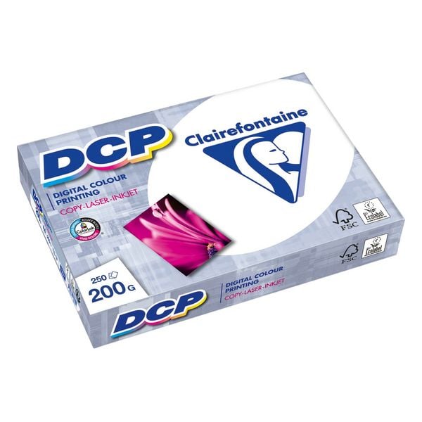Clairefontaine Kopierpapier 200g/m² hochweiß DIN A4 250 Blatt