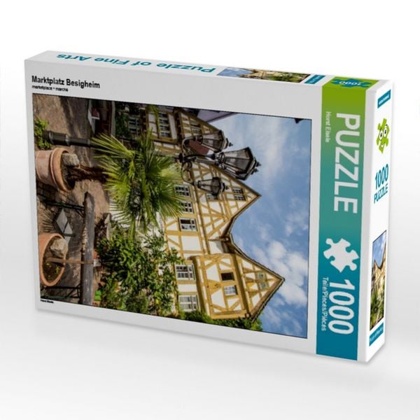 CALVENDO Puzzle Marktplatz Besigheim 1000 Teile Puzzle hoch 1000 Teile Lege-Größe 64 × 48 cm Foto-Puzzle für glückliche Stunden