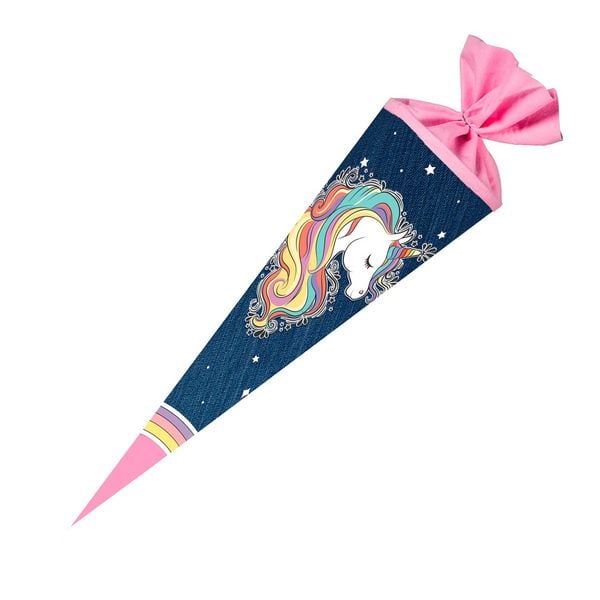 Nestler Schultüte Regenbogen Mähne rund 70cm