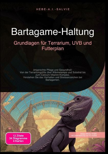 Bartagame-Haltung: Grundlagen für Terrarium, UVB und Futterplan