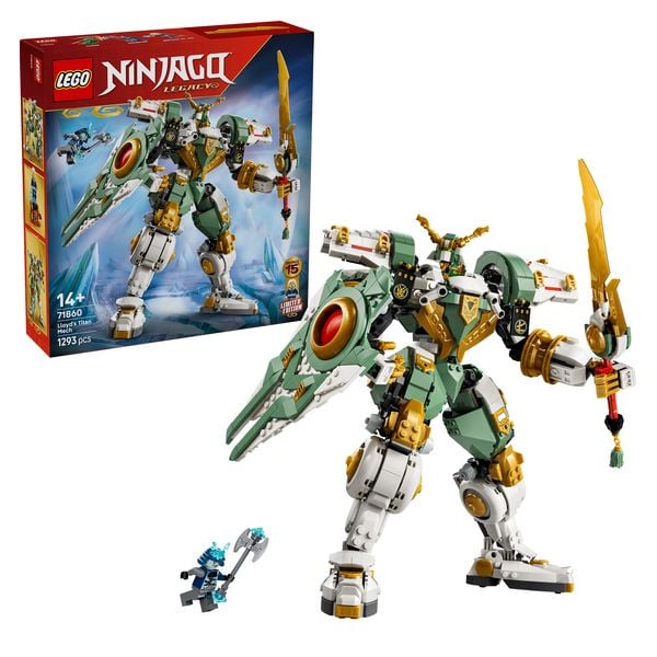 LEGO NINJAGO 71860 15-jähriges Jubiläum: Lloyds Titan-Mech, Spielzeug