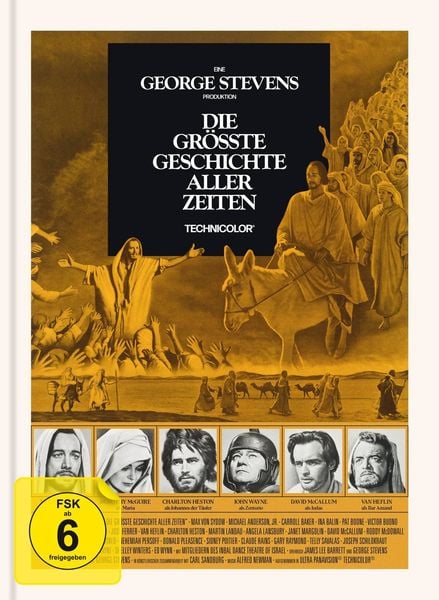 Die größte Geschichte aller Zeiten - 3-Disc Limited Collector's Edition im Mediabook (Blu-ray + DVD + Bonus-Blu-ray)