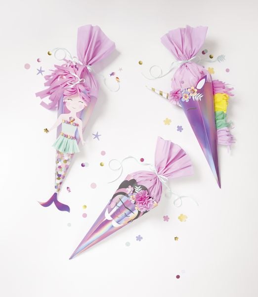 Folia Schultüte Bastelset UNICORN SCHOOL, 1er Set