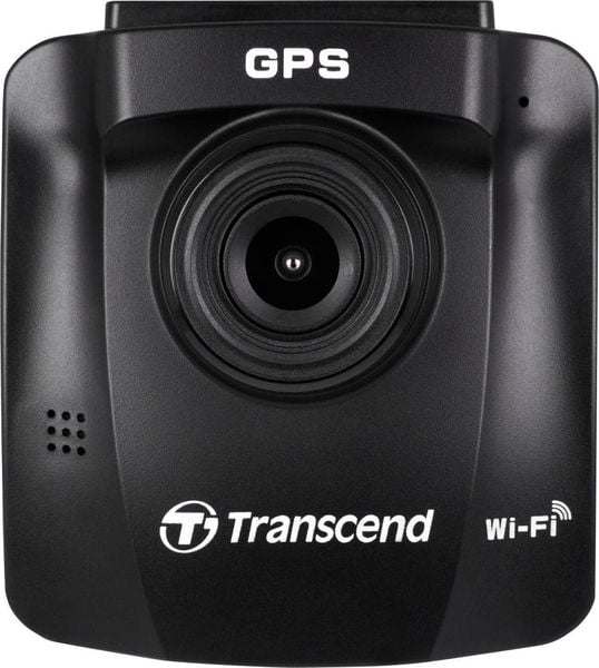 Transcend DrivePro 230Q Dashcam mit GPS Blickwinkel horizontal max.=130 ° 12 V Akku, Fahrspurassistent, WLAN, Auffahrwarner, Display