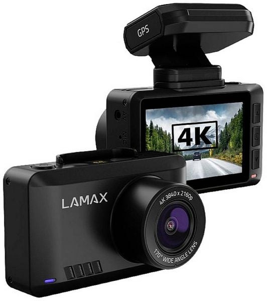Lamax T10 Dashcam mit GPS Blickwinkel horizontal max.=170 ° Datenanzeige im Video, G-Sensor, WDR, Schleifenaufzeichnung, Automatischer Start, GPS