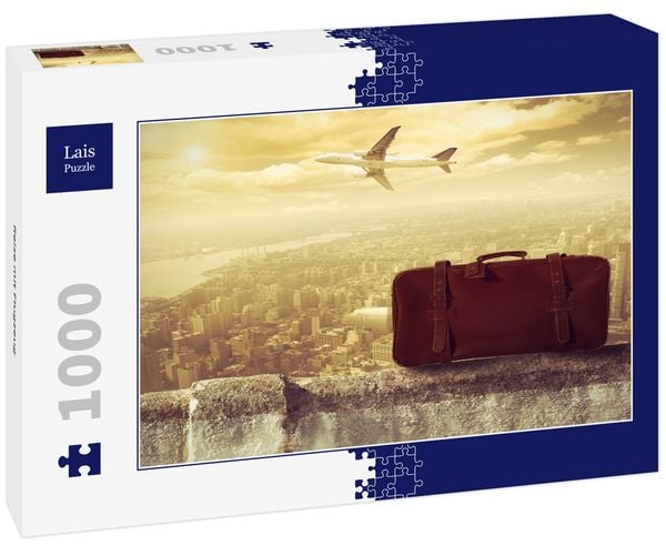 Lais Puzzle Reise mit Flugzeug 1000 Teile