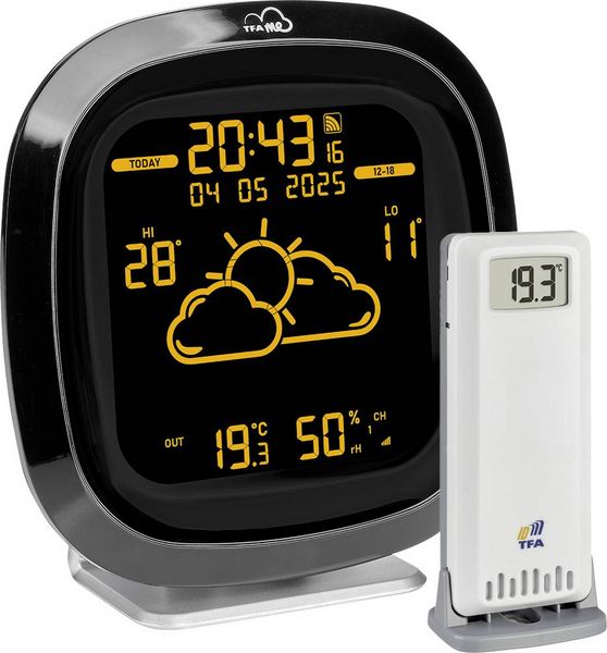 TFA Dostmann TFA.me ID-04 35.8102.01 WLAN-Wetterstation Vorhersage für 4 Tage Anzahl Sensoren max. 5