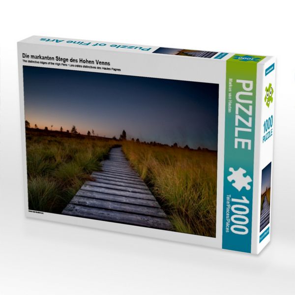 CALVENDO Puzzle Die markanten Stege des Hohen Venns 1000 Teile Puzzle quer 1000 Teile Lege-Größe 64 × 48 cm Foto-Puzzle für glückliche Stunden