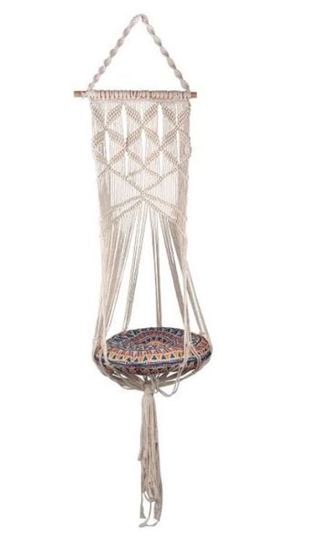 Katzenzubehör Bett zum Hängen 30x100cm 30x100cm Makramee