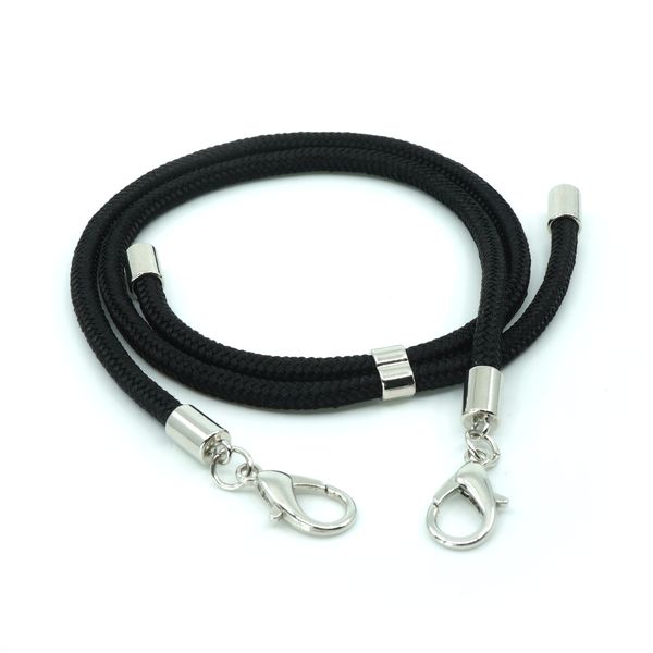 Kordel Schwarz/Silber