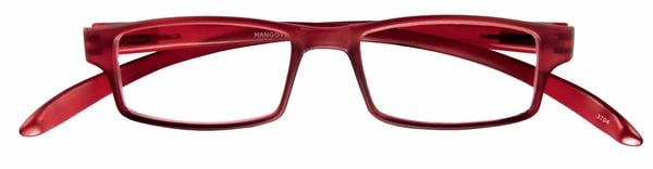 Lesebrille HANG OVER LIFE, rot, +1.50 dpt mit Etui