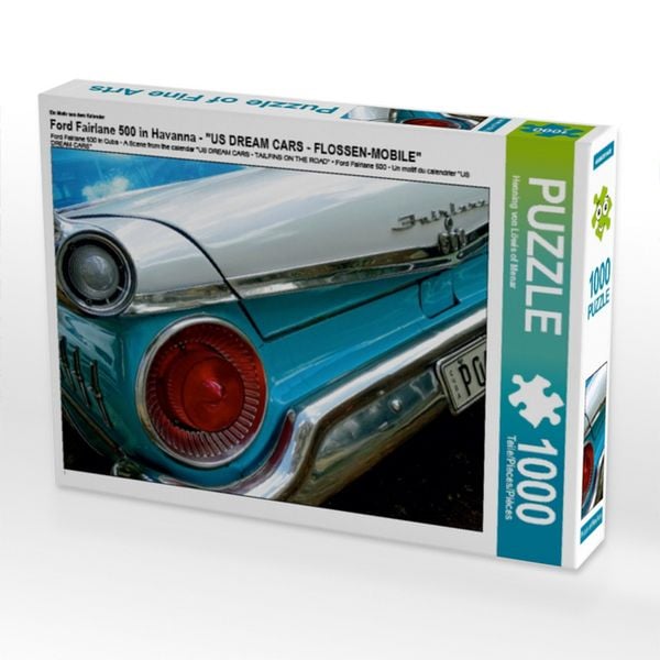 Ford Fairlane 500 in Havanna - Ein Motiv aus dem Kalender 'US DREAM CARS - FLOSSEN-MOBILE' (Puzzle)