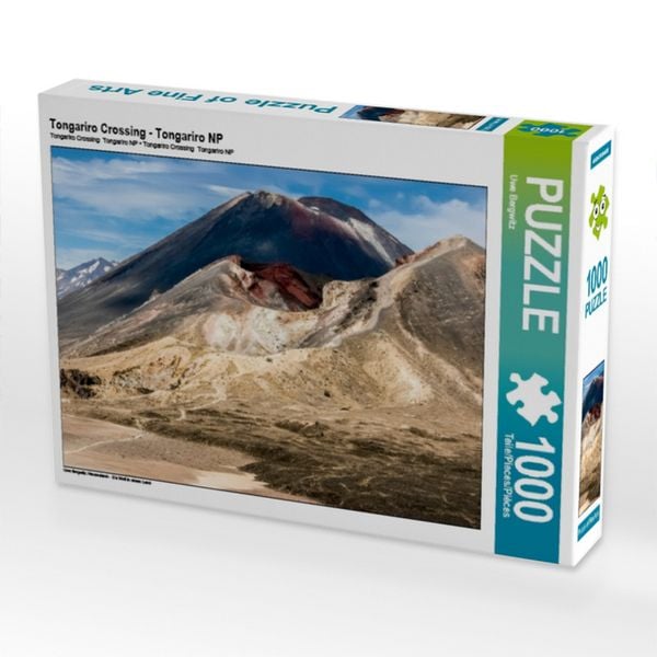 CALVENDO Puzzle Tongariro Crossing - Tongariro NP 1000 Teile Puzzle quer 1000 Teile Lege-Größe 64 × 48 cm Foto-Puzzle für glückliche Stunden