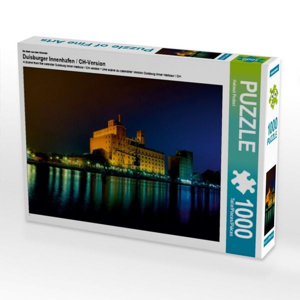 CALVENDO Puzzle Ein Motiv aus dem Kalender Duisburger Innenhafen / CH-Version 1000 Teile Lege-Größe 64x48cm Foto-Puzzle für glückliche Stunden