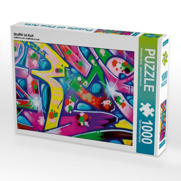 CALVENDO Puzzle Graffiti ist Kult 1000 Teile Lege-Größe 64x48cm Foto-Puzzle für glückliche Stunden