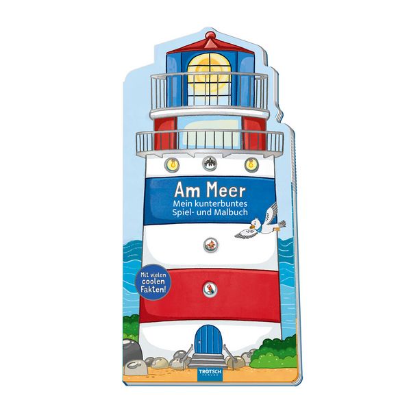 TRÖTSCH - Malbuch Mein kunterbuntes Spiel- und Malbuch Am Meer