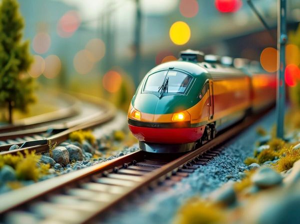 CALVENDO Puzzle Die smarte Modelleisenbahn von morgen. 2000 Teile Lege-Größe 90x67cm Foto-Puzzle für glückliche Stunden
