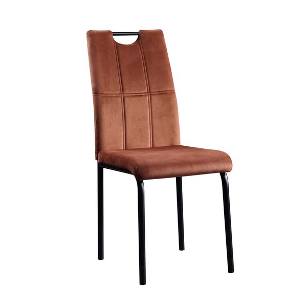HTI-Living Stuhl Denton Velvet Braun Stuhl Denton Velvet Braun