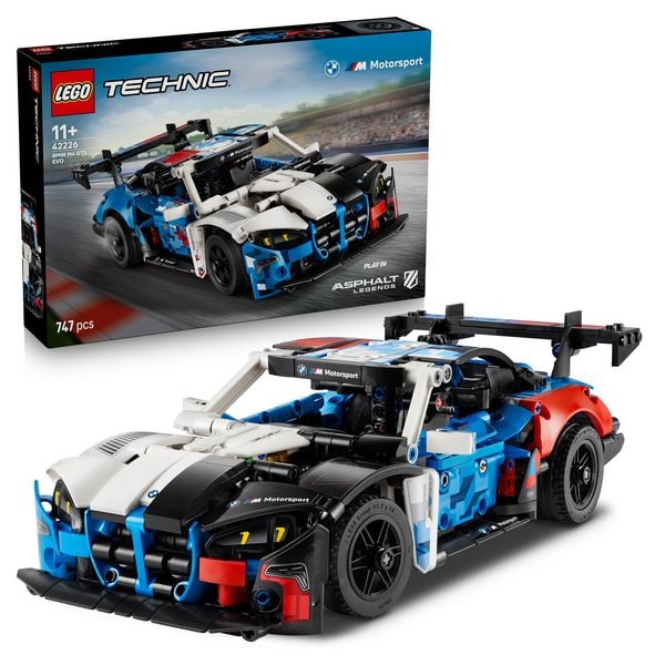 LEGO Technic 42226 BMW M4 GT3 EVO Rennwagen, Spielzeug für Kinder ab 11