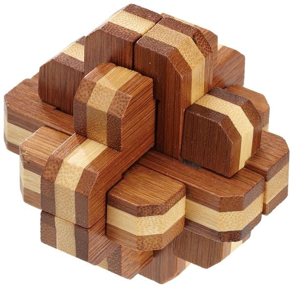 Blüten Puzzle, Bambus