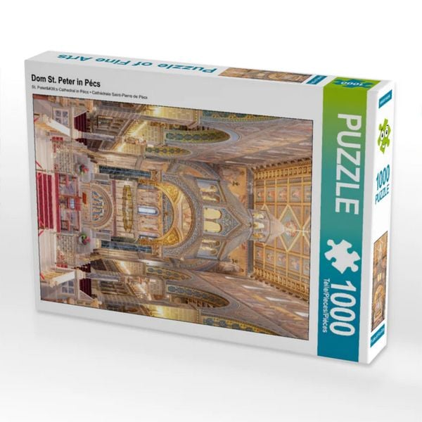CALVENDO Puzzle Dom St. Peter in Pécs 1000 Teile Lege-Größe 64x48cm Foto-Puzzle für glückliche Stunden