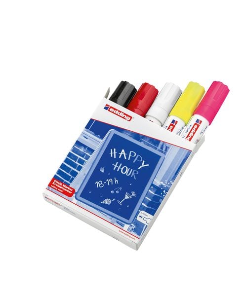 Edding 4090 Kreidemarker sortiert basic 5St Faltschachtel
