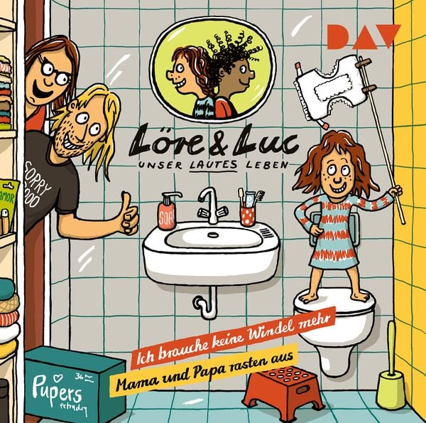 Löre & Luc – Unser lautes Leben (8). Folge 15: Ich brauche keine Windel mehr / Folge 16: Mama und Papa rasten aus